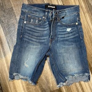 Women’s express Bermuda jean shorts